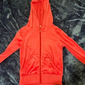 pink velvet crop top hoodie